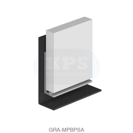 CLASSIC - Type X - Wet Floor Base - Aluminium Extrusion - Satin Anodised - 2450mm Long Accessories