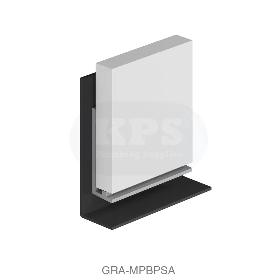 CLASSIC - Type X - Wet Floor Base - Aluminium Extrusion - Satin Anodised - 2450mm Long Accessories