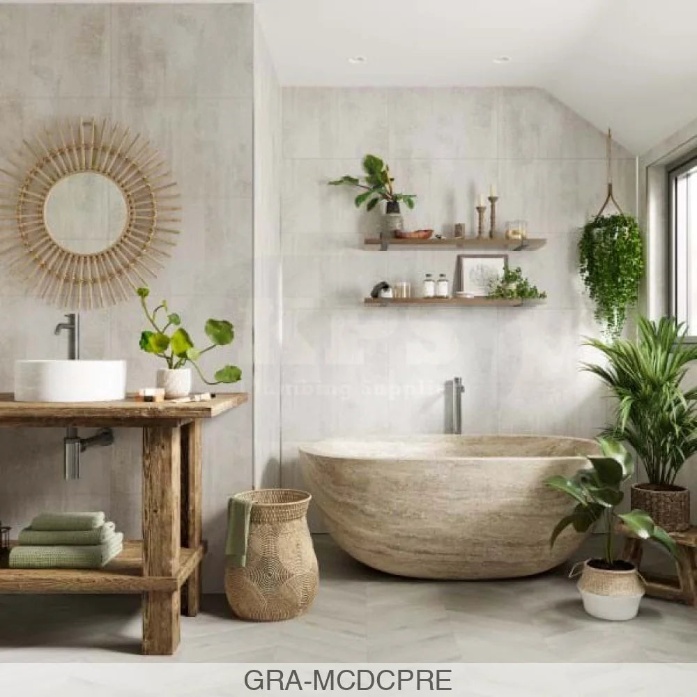 CLICK DROP Floor - Prespa - Chevron - 938.5x305x7.3mm - 8PK - 2.29m2 per Pack Floor Tiles