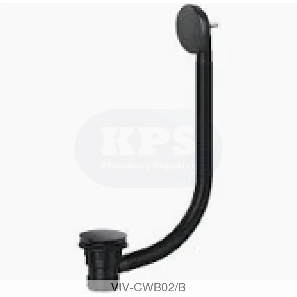 Clicker Combination Bath Waste (Matt Black) Plumbing Spares