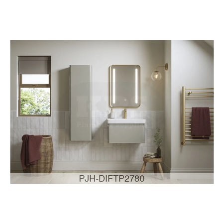 Cosmos 600 Wall Unit 1Drw & Basin – Matt Latte Bathroom Brands