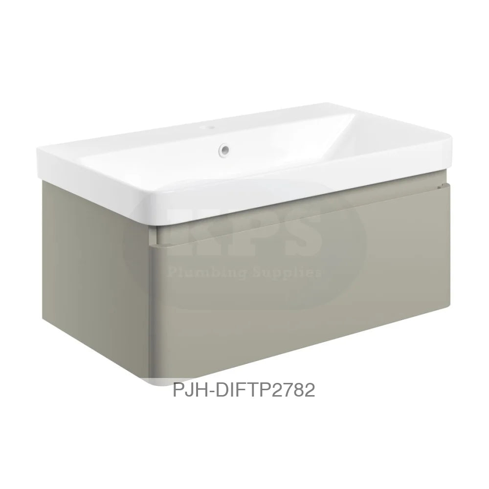 Cosmos 800 Wall Unit 1Drw & Basin M/Stone Bathroom Brands