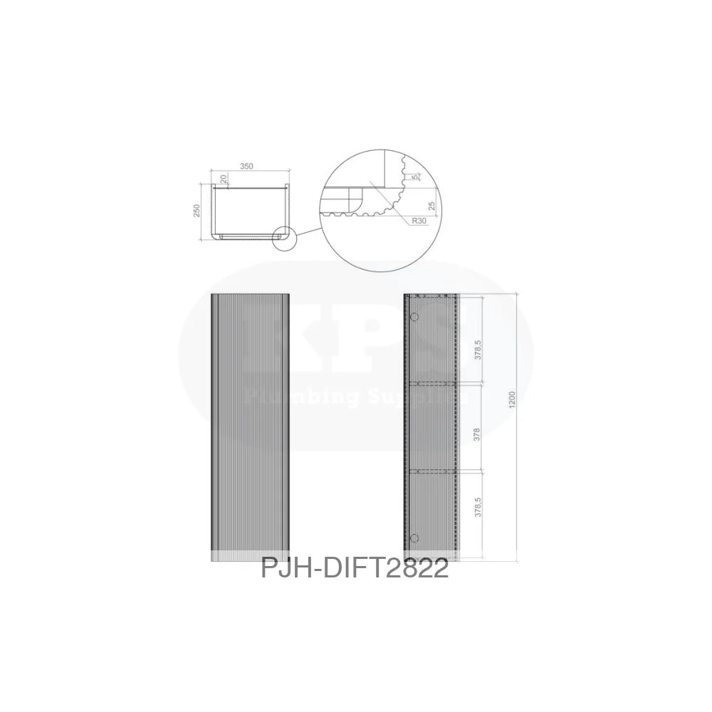 Cosmos Wall Midi Unit 1 Door Matt White Bathroom Brands