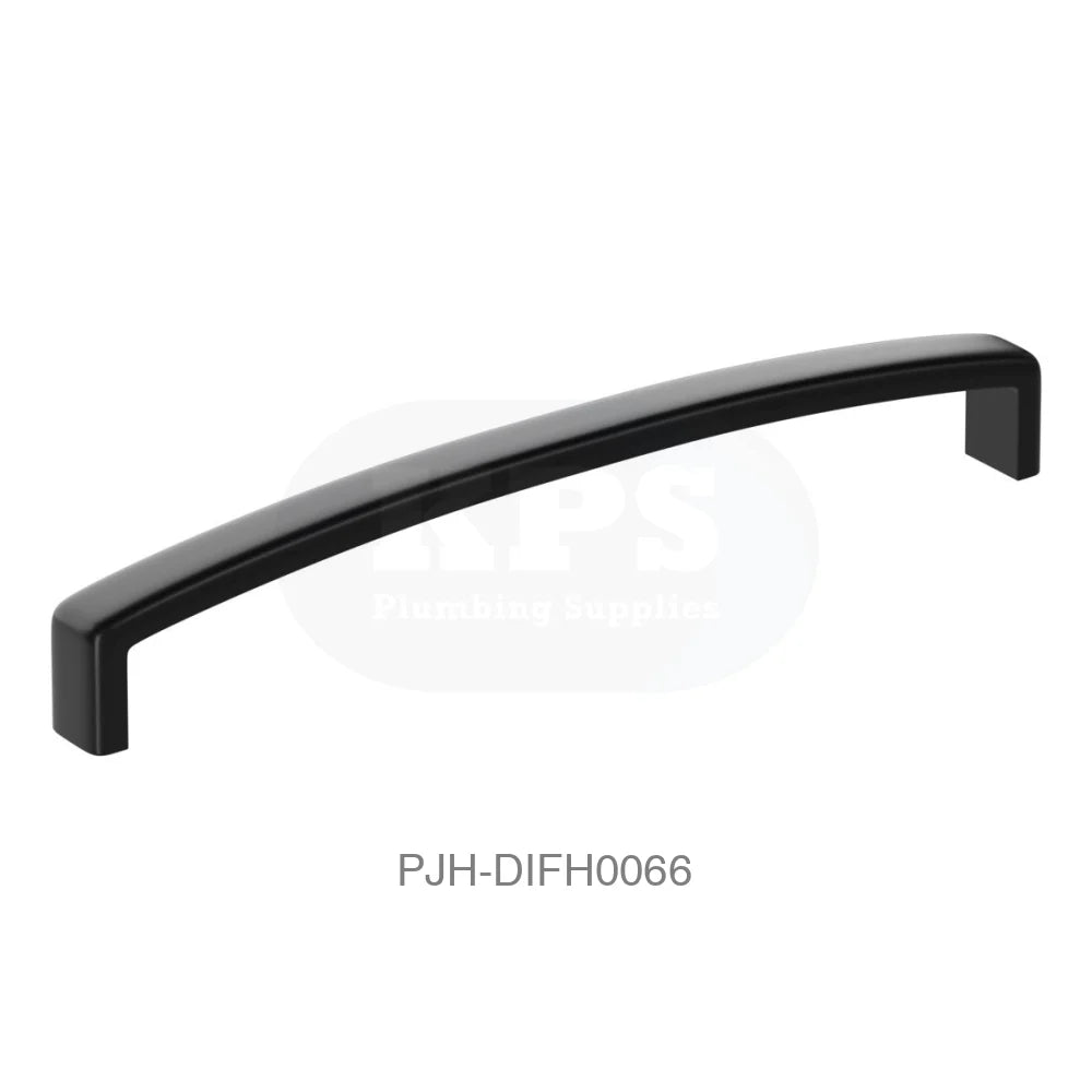 D Handle 170mm Black (160 Ch) Bathroom Brands