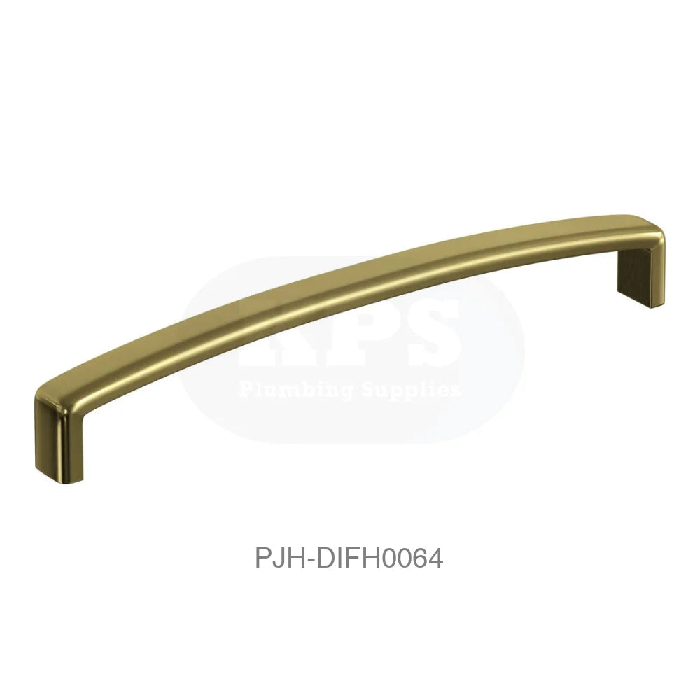 D Handle 170mm Brushed Brass (160 Ch) Bathroom Brands
