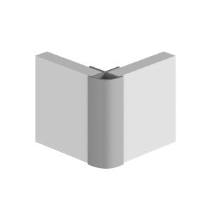 Multipanel MPEABP Classic Type B - External Corner - Aluminium Extrusion - Bright Polished - 2450mm Long