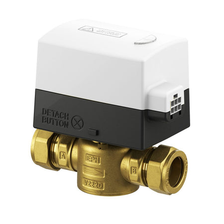 EPH Controls V228PC 2 Port 28mm Motorised Valve with Fixed Cable