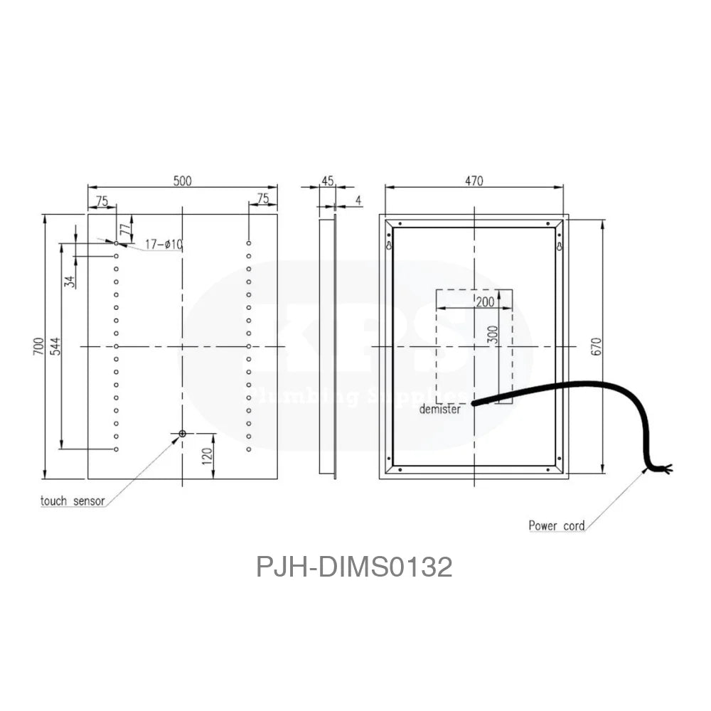 Dottie Mirror 500 LED Bathroom Brands