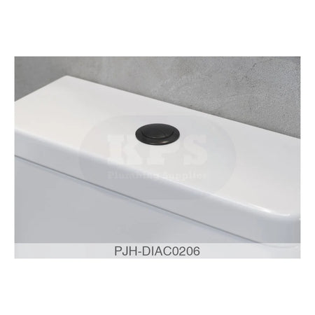 Dual Push Button Cover (Cable) - Black Bathroom Brands