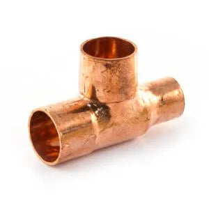 End Feed 22mm x 15mm x 22mm Reducing Tee End