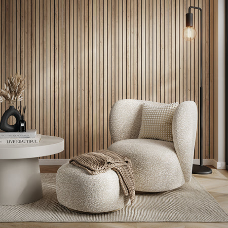 Naturepanel - Bleached Cuneo Oak (3311) - Hydro-Lock T&G - 2400 x 598 x 11mm - FSC Mix 70%
