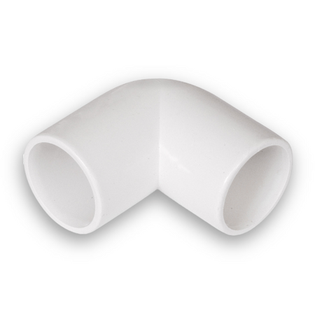 FloPlast OS11 21.5mm White O/f 90° Bend