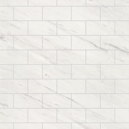 Multipanel Tile Effect Levanto Marble Hydrolock T&G Wall Panel - 2400 x 598 x 11mm