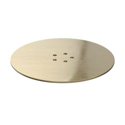 Viva Sanitary Brushed Brass Metal Shower Dome