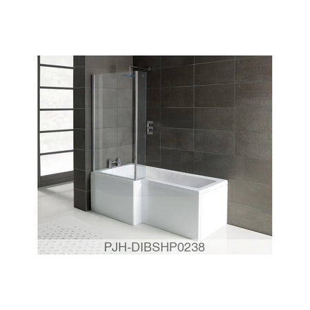 Essentials L/Shpe Bath & Pnl & Screen LH Bathroom Brands