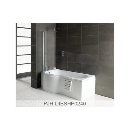 Essentials P/Shpe Bath & Pnl & Screen LH Bathroom Brands