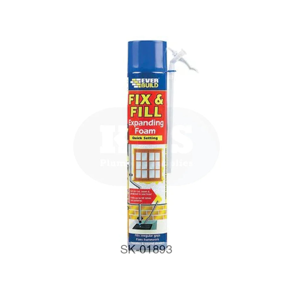 EVBEVFF7 Fix & Fill Expanding Foam Filler 750m Consumables