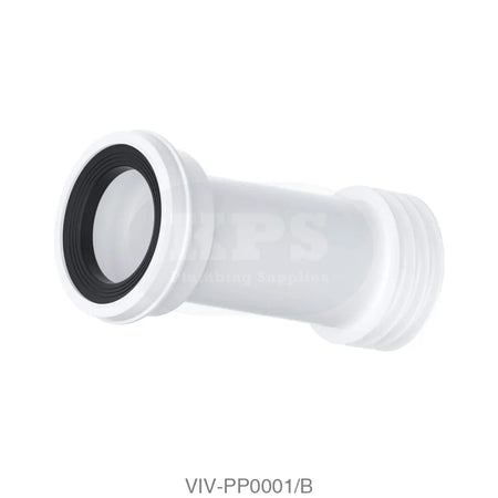 Extended Straight WC Pan Connector Plumbing Spares