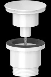 Viva Sanitary Matt White Universal Clicker Basin Waste BWUNI/MW