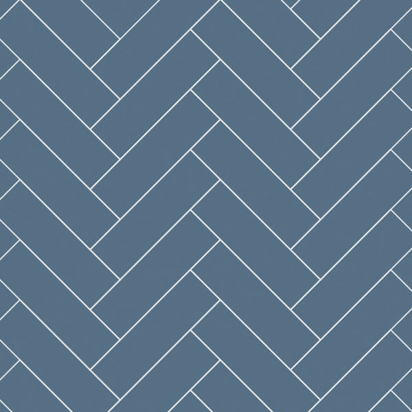 Multipanel Tile Effect Misty Blue Hydrolock T&G Wall Panel - 2400 x 598 x 11mm