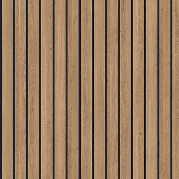 Naturepanel NP3317NT2711 Brown Cuneo Oak Hydrolock T&G Wall Panel - 2400 x 598 x 11mm