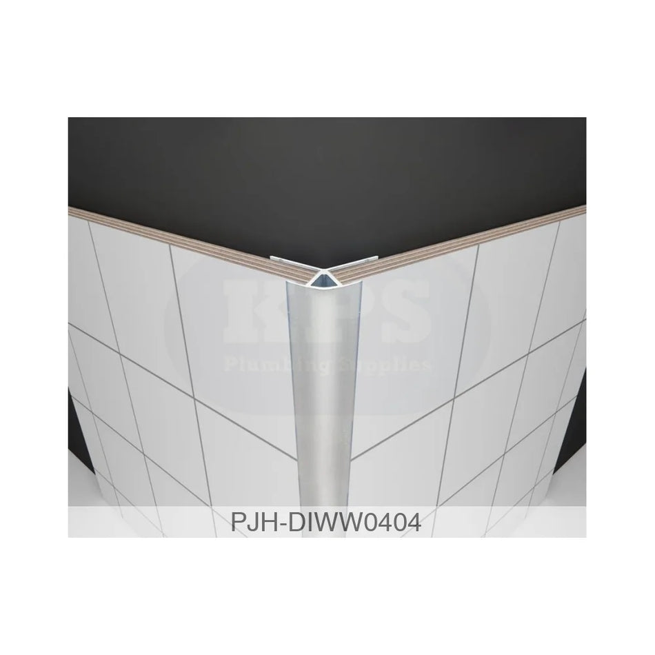 Fibo 135 Deg Ext Aluminium Profile 2.4M Bathroom Brands