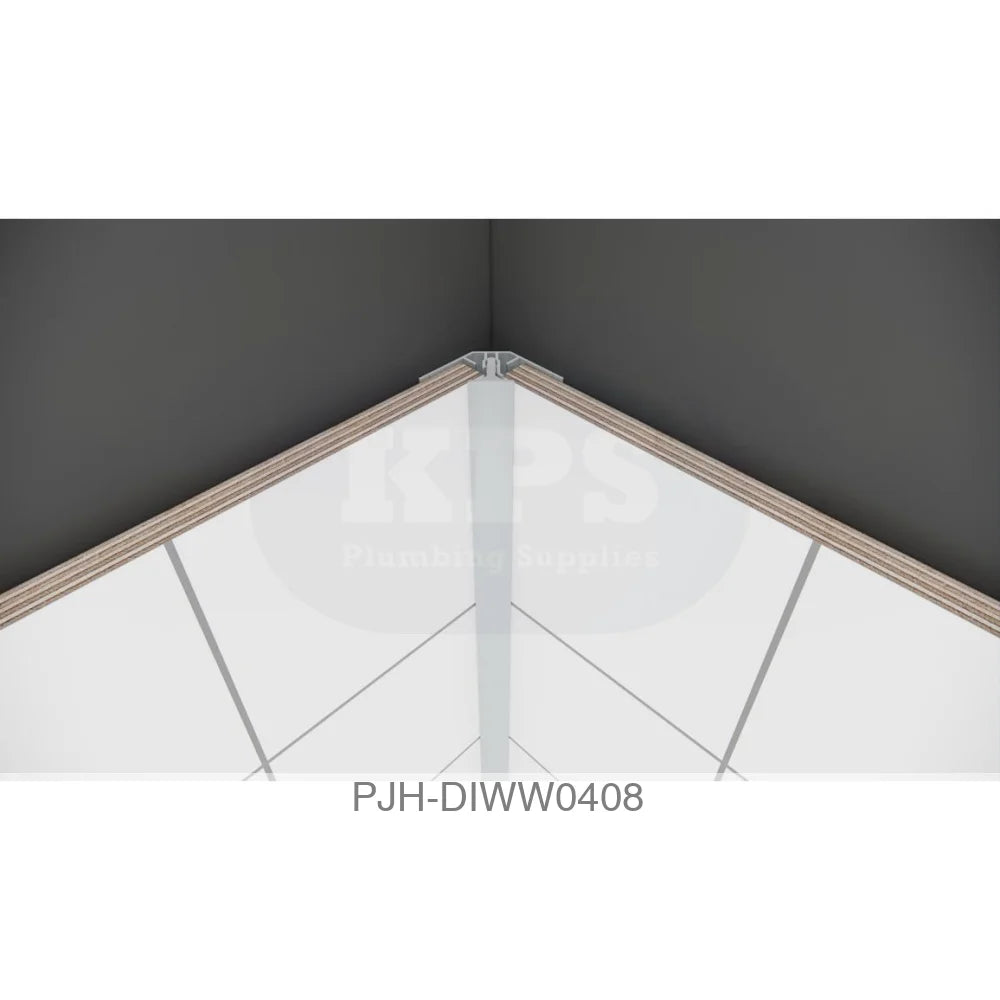 Fibo 2 Part Alumi Int Crnr Profile 2.4M Bathroom Brands