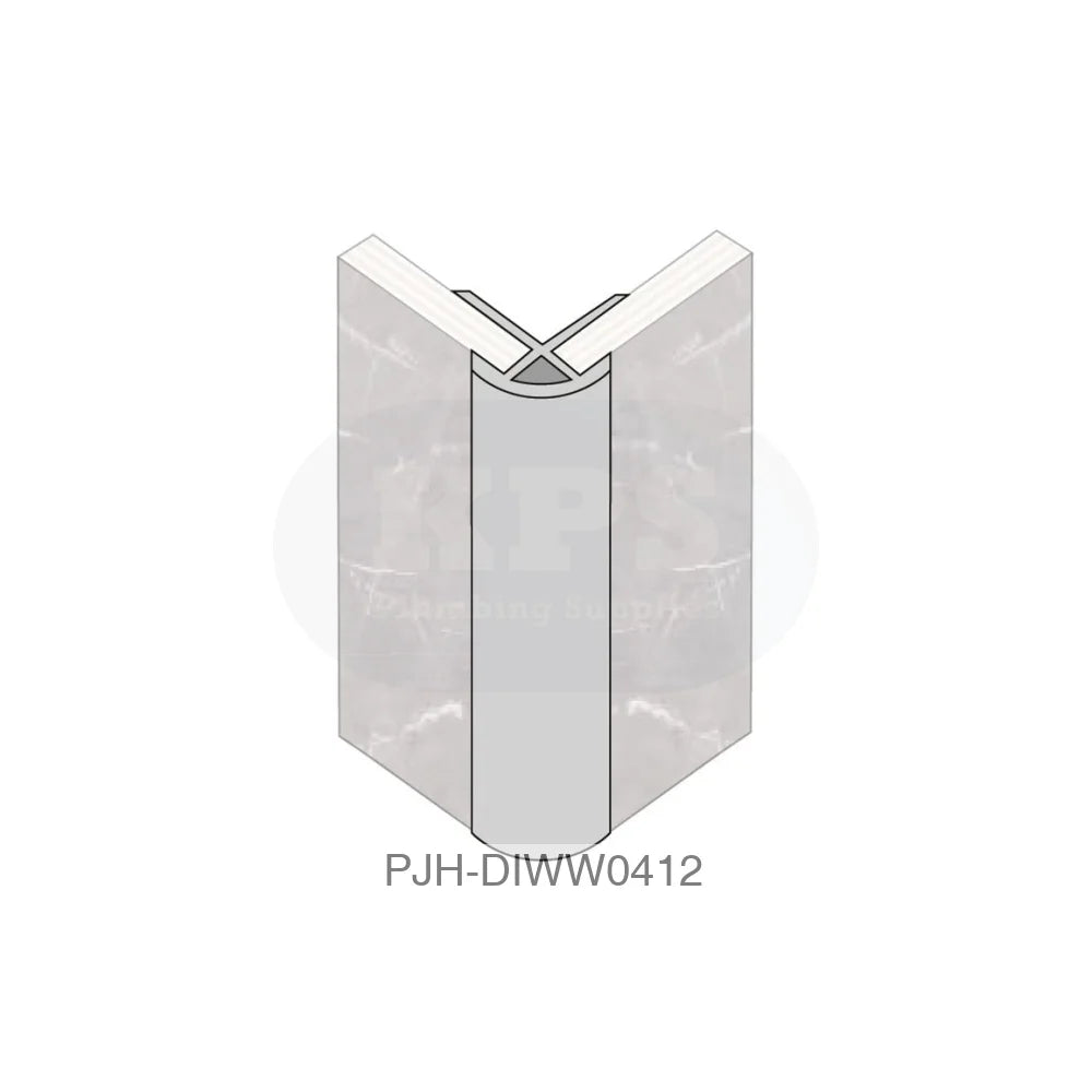 Fibo Aluminium Ext Profile 2.4M Ro Shape Bathroom Brands