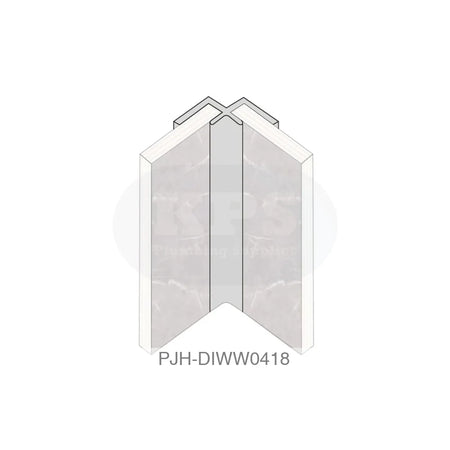 Fibo Aluminium Internal Profile 2.4M Bathroom Brands