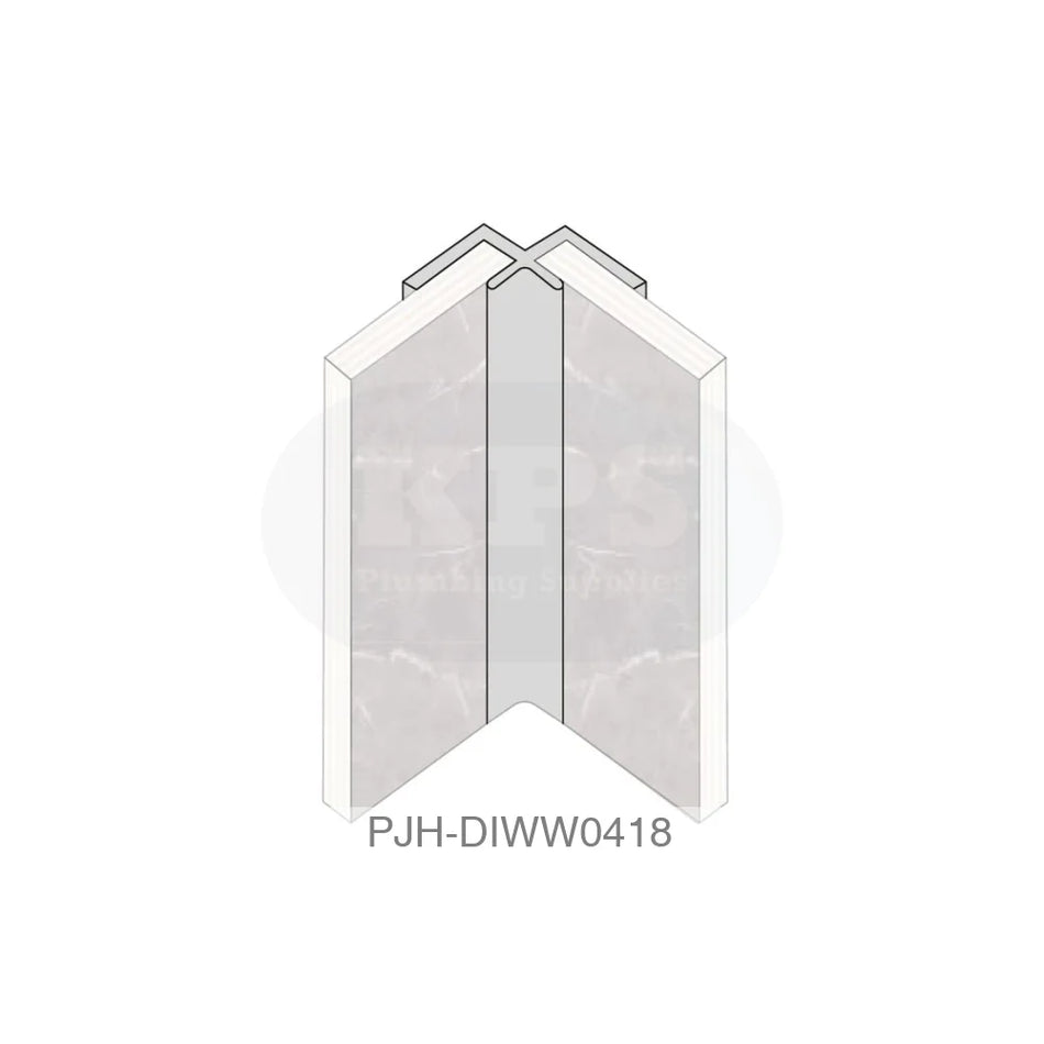 Fibo Aluminium Internal Profile 2.4M Bathroom Brands