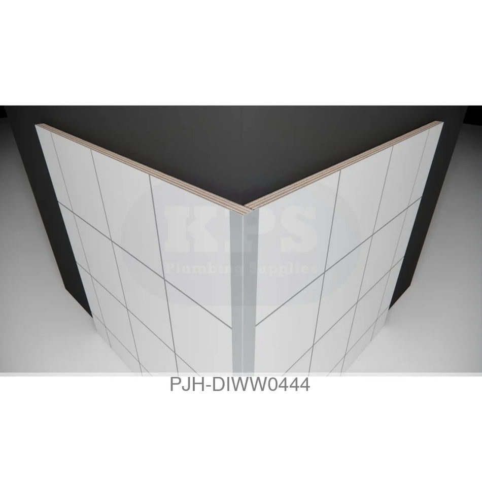 Fibo Aluminium Smal Lshaped Profile 2.4M Bathroom Brands