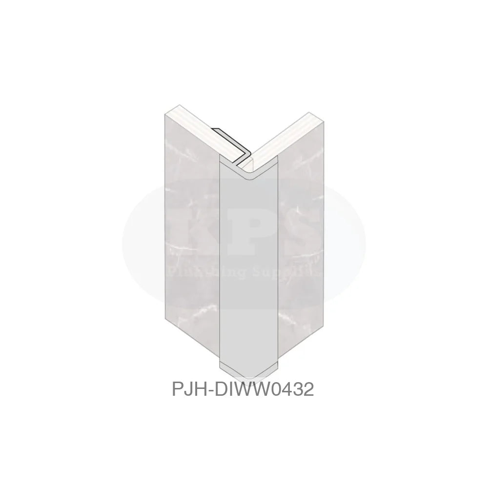 Fibo Black External Corner Profile 2.4M Bathroom Brands