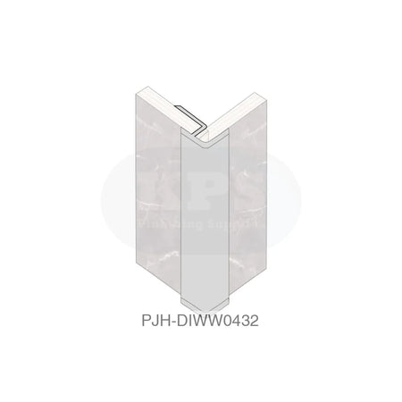 Fibo Black External Corner Profile 2.4M Bathroom Brands