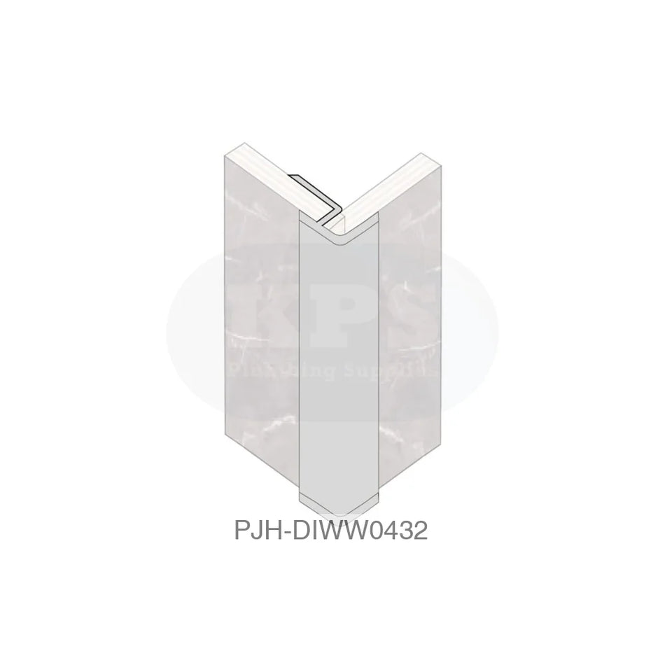 Fibo Black External Corner Profile 2.4M Bathroom Brands