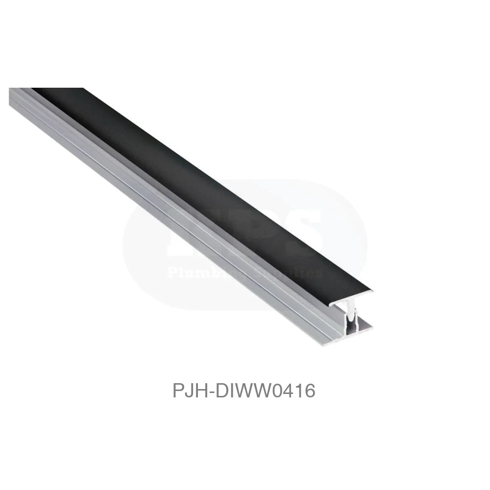 Fibo Black Two Piece Stacking Profile Bathroom Brands