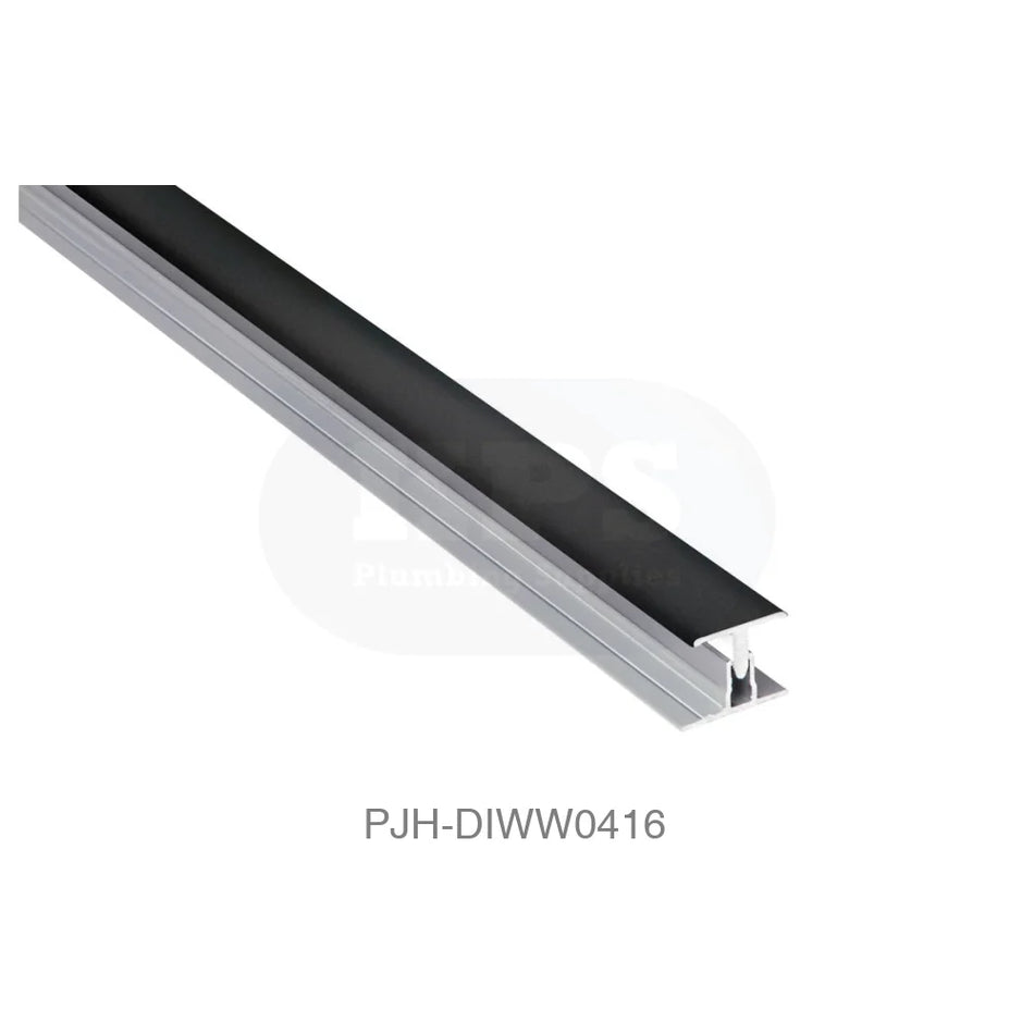 Fibo Black Two Piece Stacking Profile Bathroom Brands