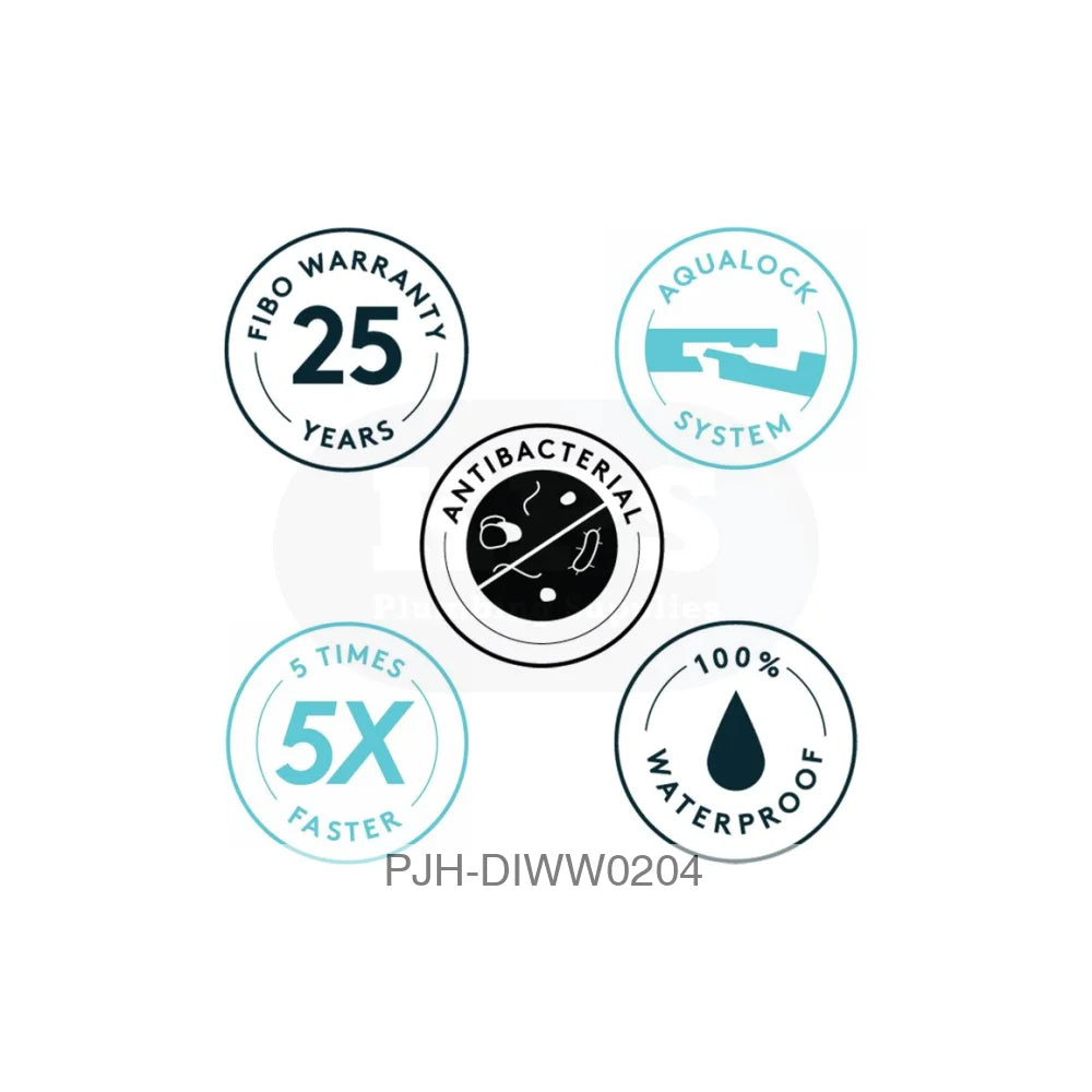 Fibo Timeless 60Cm Aquamarine Hg Pack Bathroom Brands