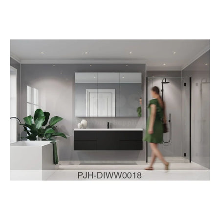 Fibo Timeless 60Cm Medium Grey Hg 1Pnl Bathroom Brands