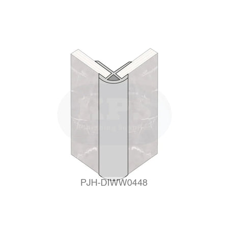 Fibo White PVC External Profile Bathroom Brands