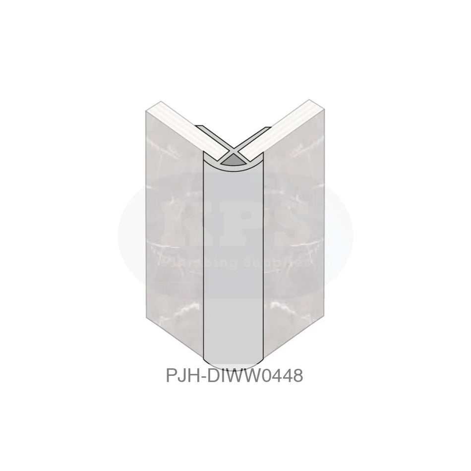 Fibo White PVC External Profile Bathroom Brands