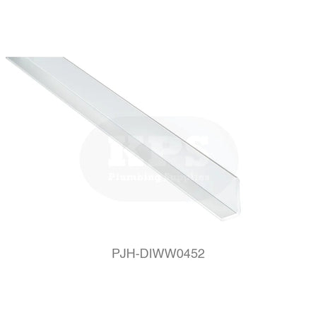 Fibo White PVC L-Shaped Profile Bathroom Brands