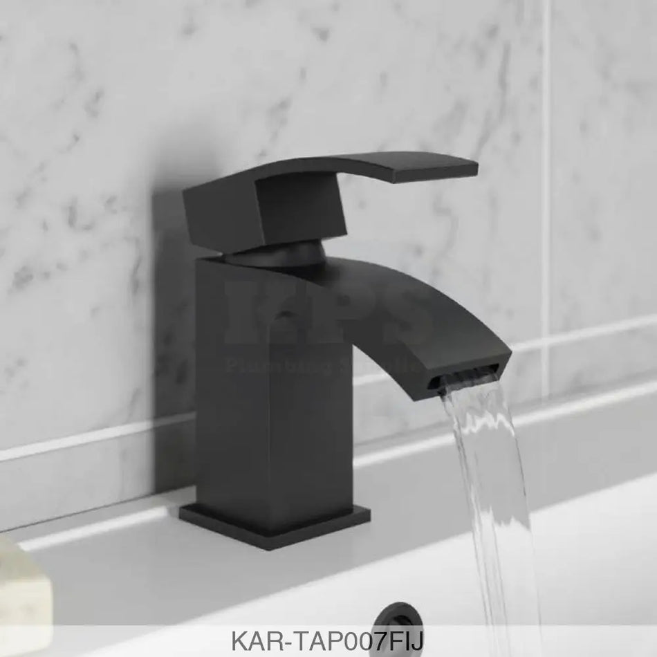 Fiuto Nero Mono Basin Mixer Bathrooms-Taps-Basin Taps