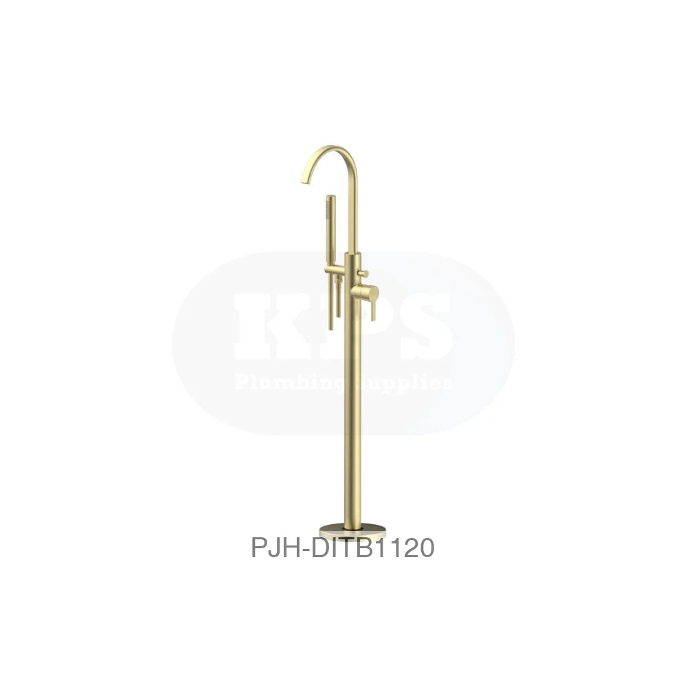 Floor Standing BSM Oval Brushed Brass Bathroom Brands