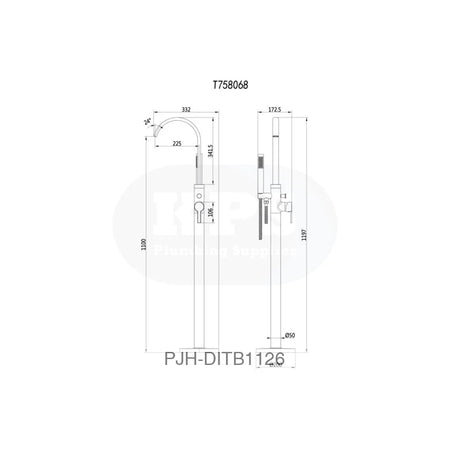 Floor Standing BSM Oval Chrome Bathroom Brands