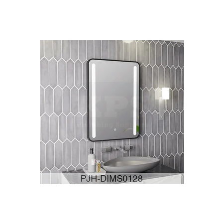 Frontier Mirror 500 Rectangle LED Black Bathroom Brands