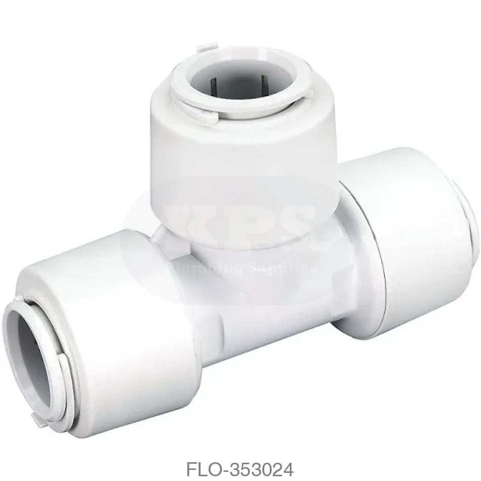 FT22 22mm FloFit Tee Plastic Pipe & Fittings