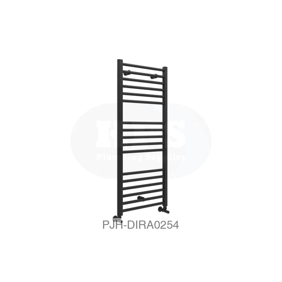 Grada Straight 30 Rad (500 x 1200 x 30)–Blk Bathroom Brands