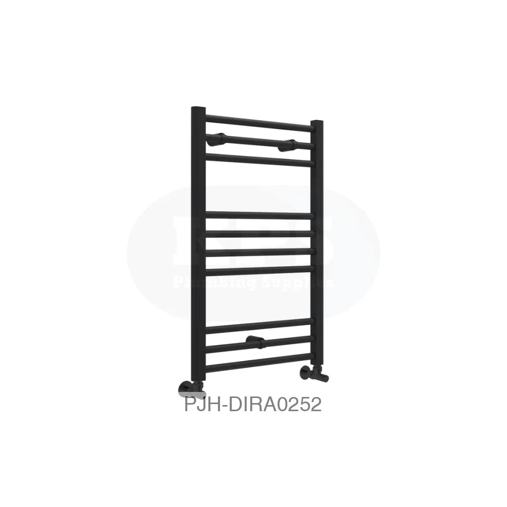 Grada Straight 30 Rad (500 x 800 x 30)–Blk Bathroom Brands