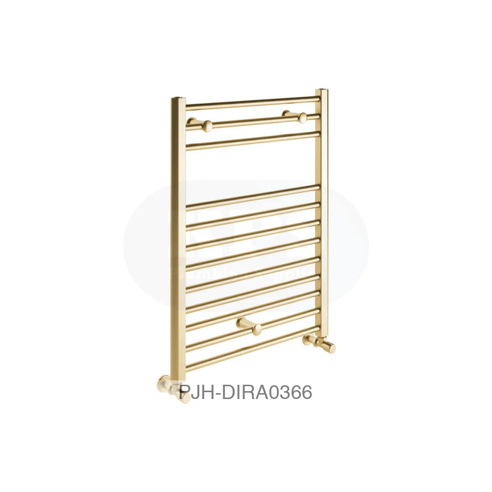 Grada Straight Rad 500 x 800 x 30 Brass V2 Bathroom Brands