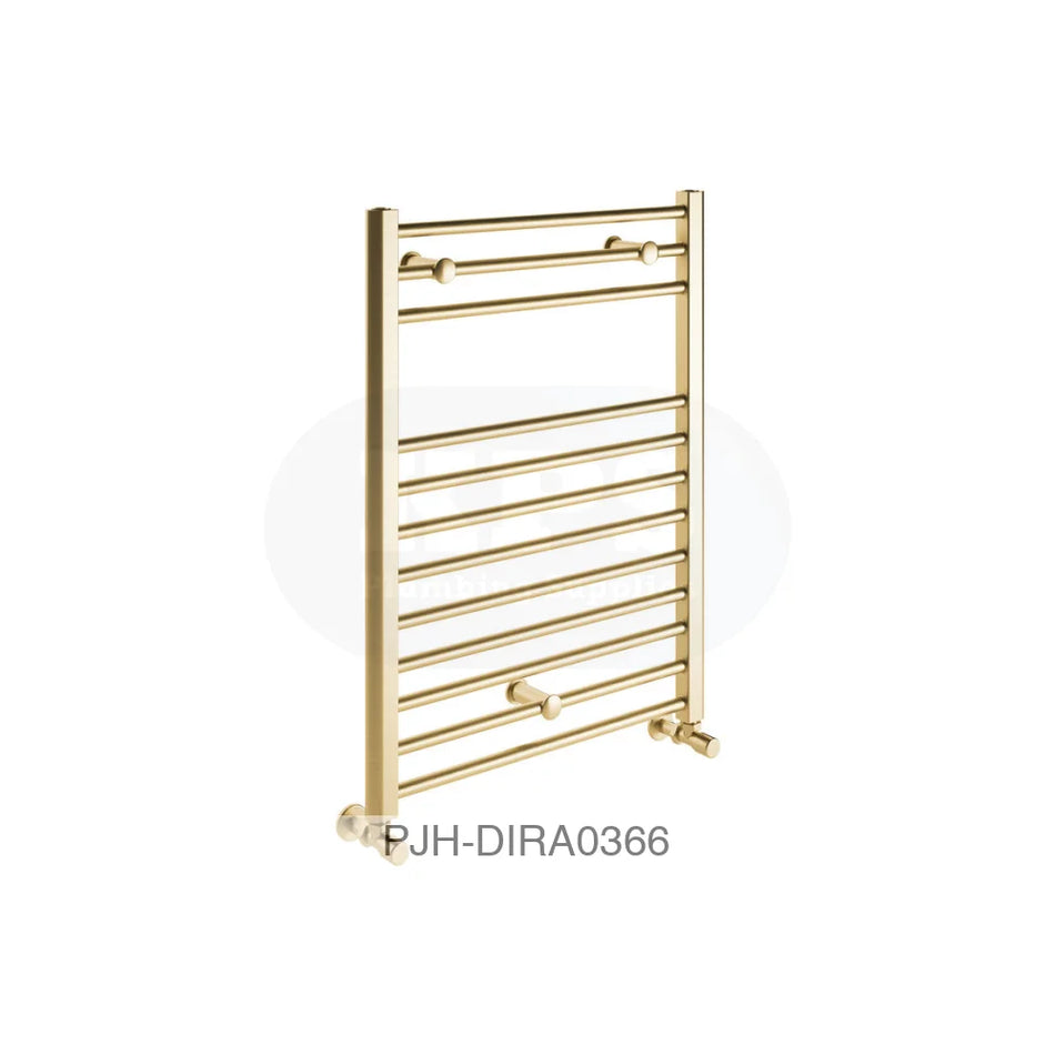 Grada Straight Rad 500 x 800 x 30 Brass V2 Bathroom Brands